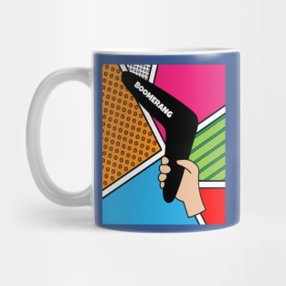 Retro Boomerang Sports Fans Boomerang Mug